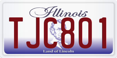 IL license plate TJC801