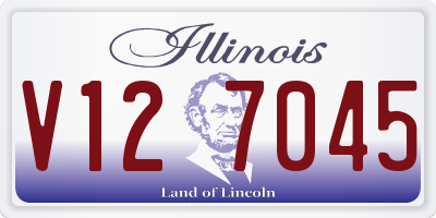 IL license plate V127045
