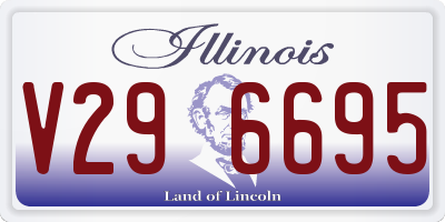 IL license plate V296695