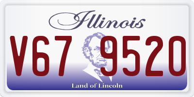 IL license plate V679520