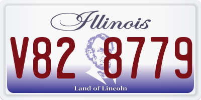 IL license plate V828779