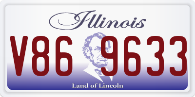IL license plate V869633