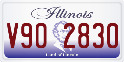 IL license plate V902830