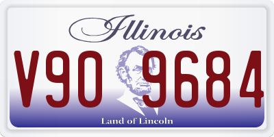 IL license plate V909684