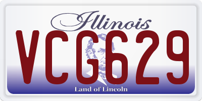 IL license plate VCG629