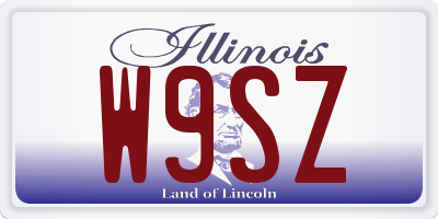 IL license plate W9SZ