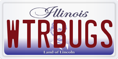 IL license plate WTRBUGS