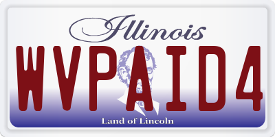 IL license plate WVPAID4