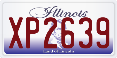 IL license plate XP2639