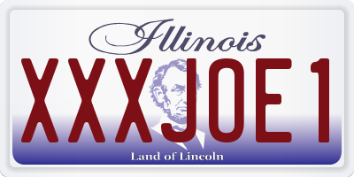 IL license plate XXXJOE1