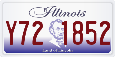 IL license plate Y721852