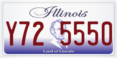 IL license plate Y725550