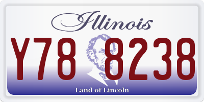 IL license plate Y788238