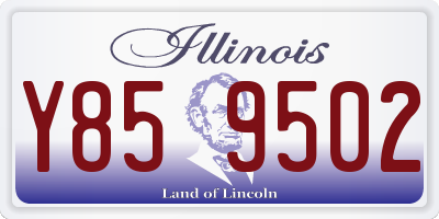 IL license plate Y859502