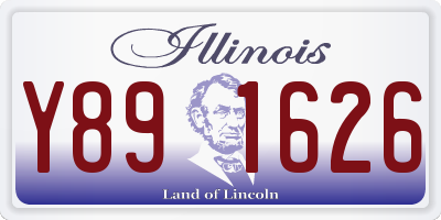 IL license plate Y891626