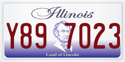 IL license plate Y897023