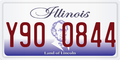 IL license plate Y900844