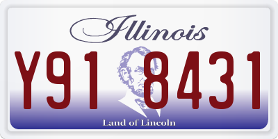 IL license plate Y918431