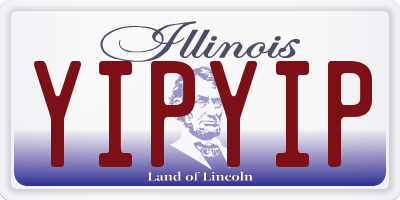 IL license plate YIPYIP