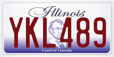 IL license plate YKL489