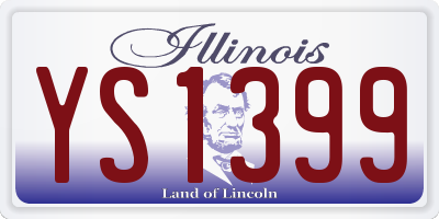 IL license plate YS1399