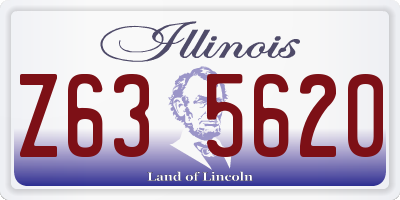 IL license plate Z635620