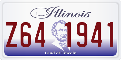 IL license plate Z641941