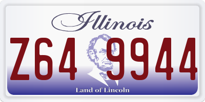 IL license plate Z649944