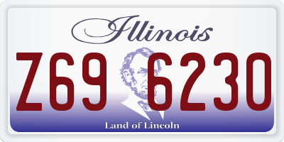 IL license plate Z696230
