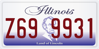 IL license plate Z699931