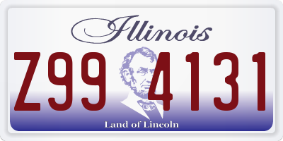 IL license plate Z994131