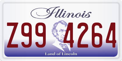 IL license plate Z994264