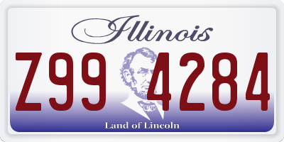 IL license plate Z994284