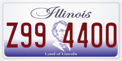 IL license plate Z994400