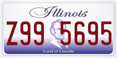 IL license plate Z995695