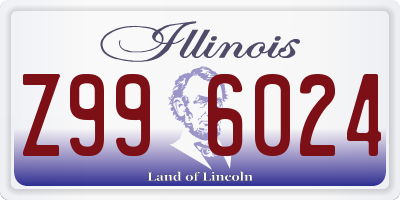 IL license plate Z996024