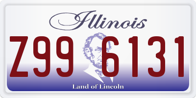 IL license plate Z996131