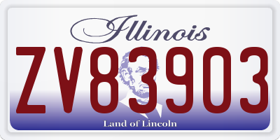 IL license plate ZV83903