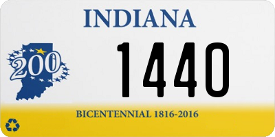 IN license plate 144O