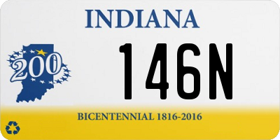 IN license plate 146N