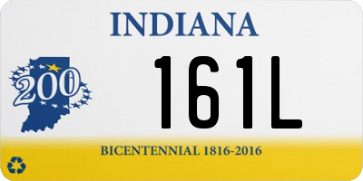 IN license plate 161L