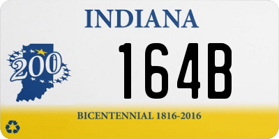 IN license plate 164B