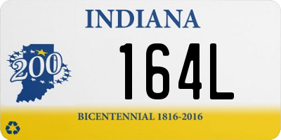 IN license plate 164L