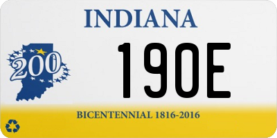 IN license plate 190E