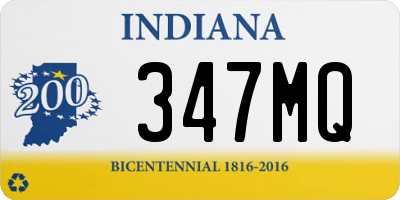 IN license plate 347MQ