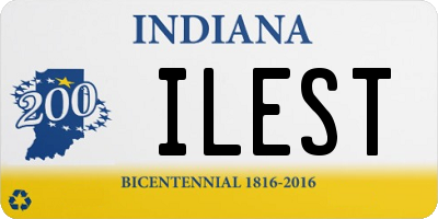 IN license plate ILEST