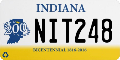 IN license plate NIT248
