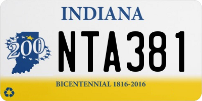 IN license plate NTA381