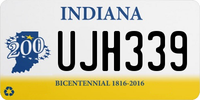 IN license plate UJH339