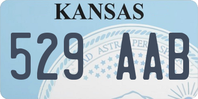 KS license plate 529AAB